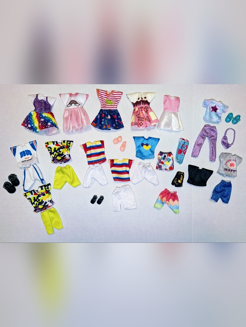 Lot of Barbie Chelsea Doll Size Clothing (5-6 inch Dolls)